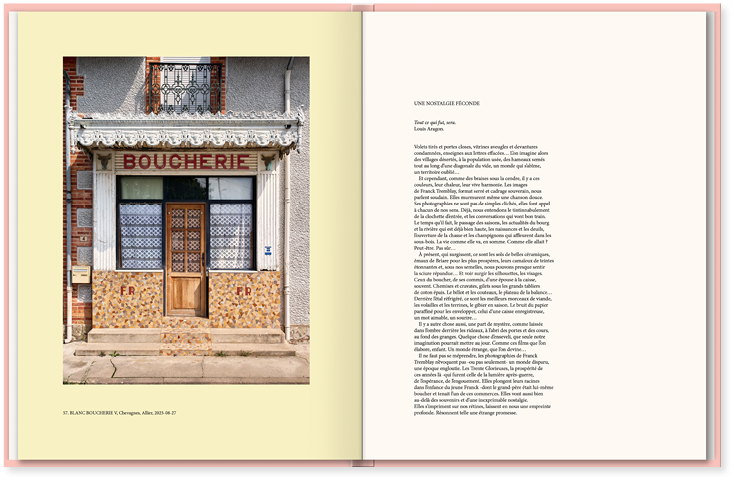 Double page intérieure — façades de boucheries